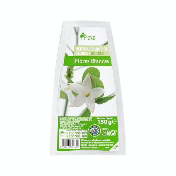 Absorbeolores Bosque Verde flores blancas Mercadona