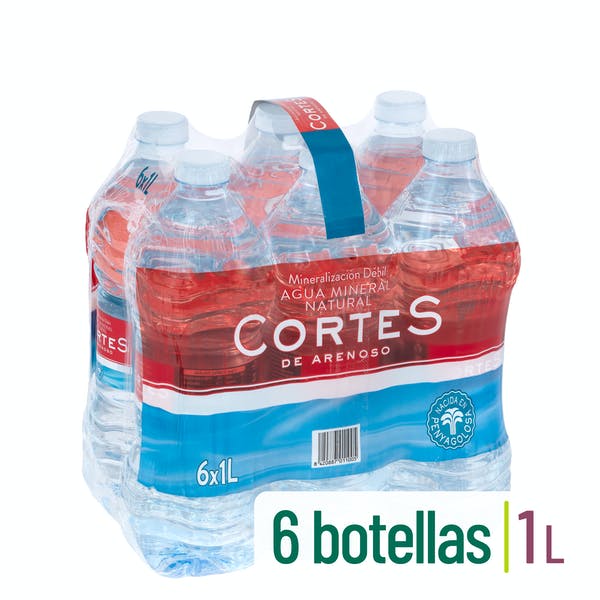 Agua mineral mediana Cortes Mercadona