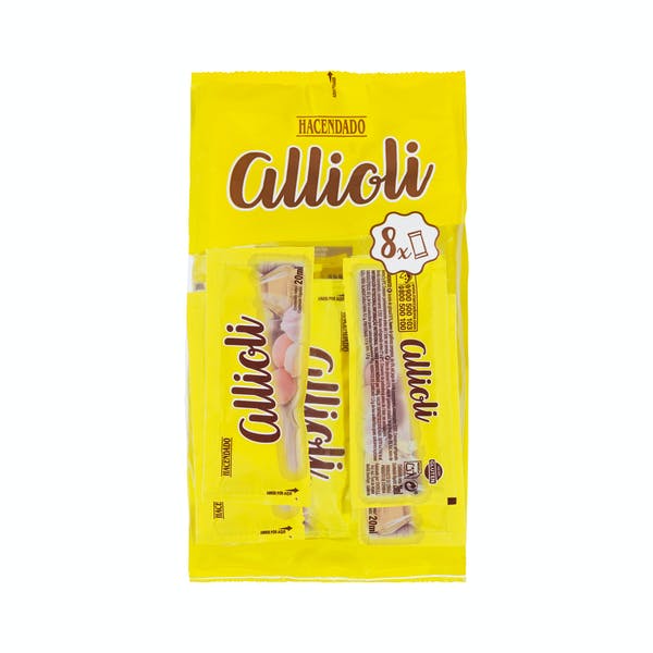 Allioli en sobres individuales Hacendado Mercadona
