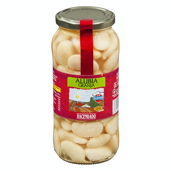 Alubia cocida granja Hacendado Mercadona