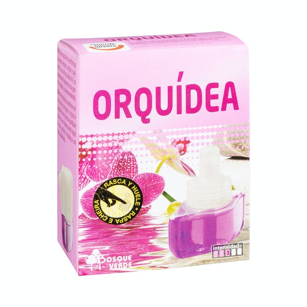 Ambientador eléctrico Bosque Verde flor de orquídea Mercadona