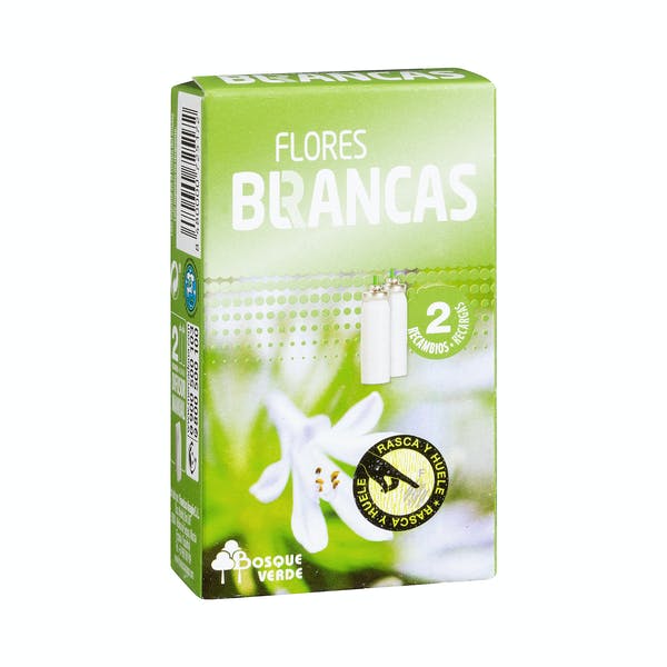 Ambientador mini spray Bosque Verde flores blancas Mercadona