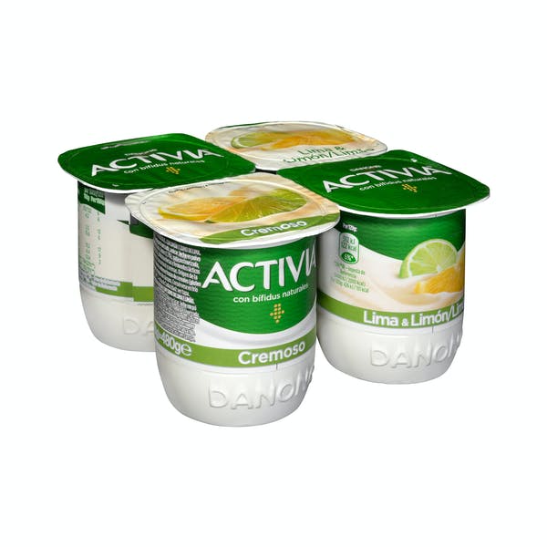 Bífidus cremoso con lima y limón Activia Mercadona
