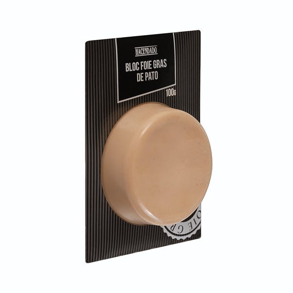 Bloc foie gras de pato Hacendado Mercadona