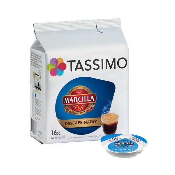 Café en cápsula descafeinado Tassimo Mercadona
