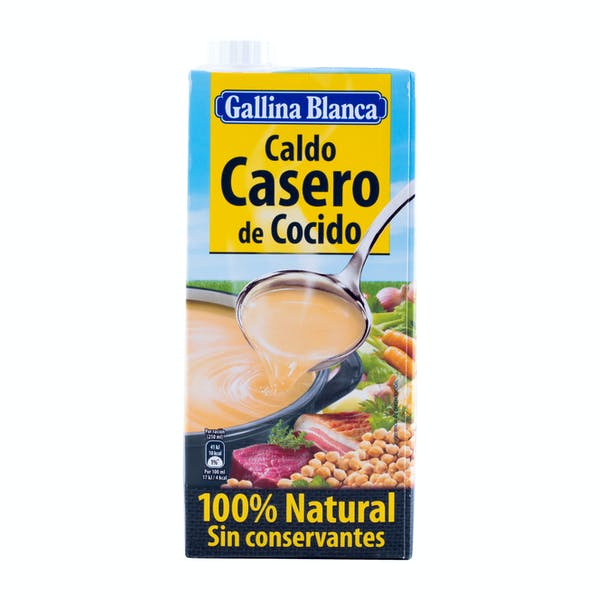 Caldo casero de cocido Gallina Blanca Mercadona