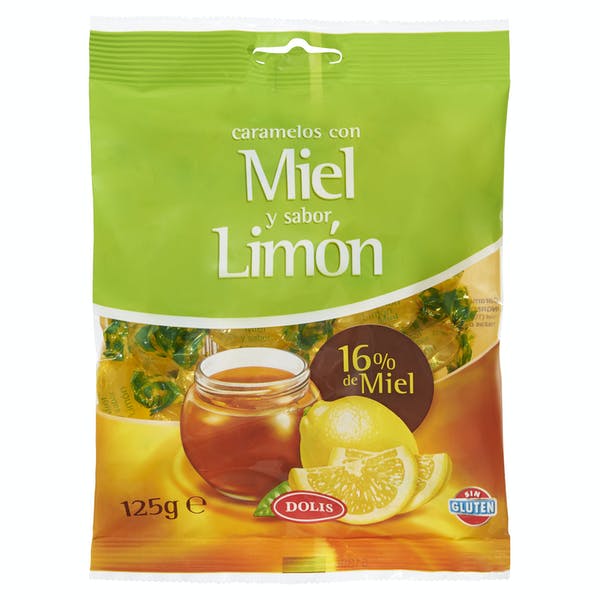 Caramelos con miel y sabor limón Dolis Mercadona
