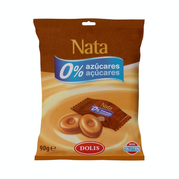 Caramelos nata Dolis 0% azúcares Mercadona