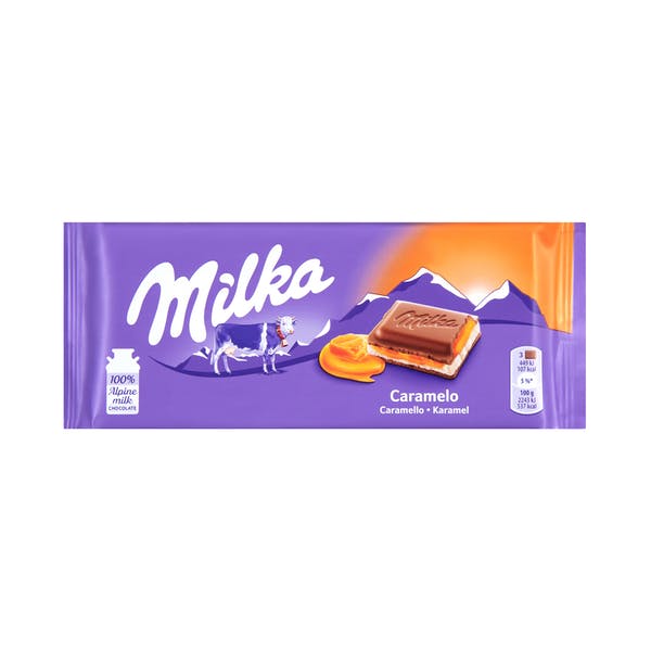 Chocolate con leche Milka caramelo Mercadona