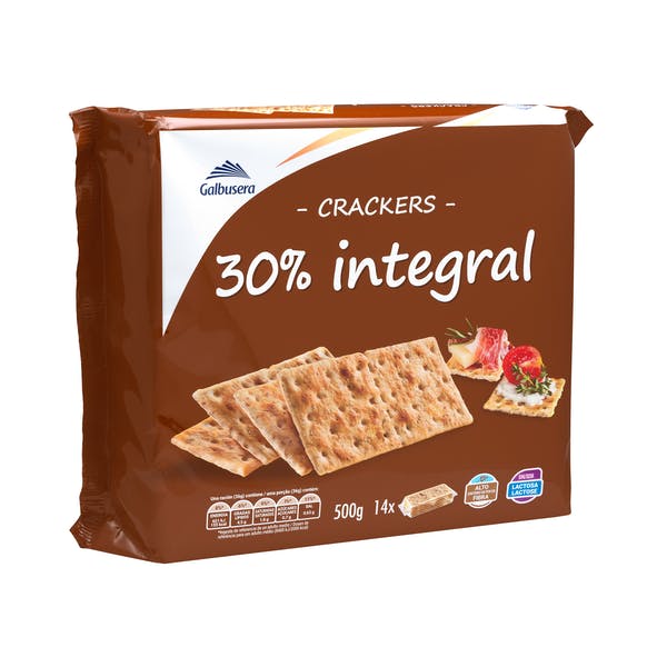 Crackers 30% integral Galbusera Mercadona