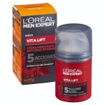 Crema facial anti-edad integral L'Oréal men expert Vita lift 5 acciones Mercadona