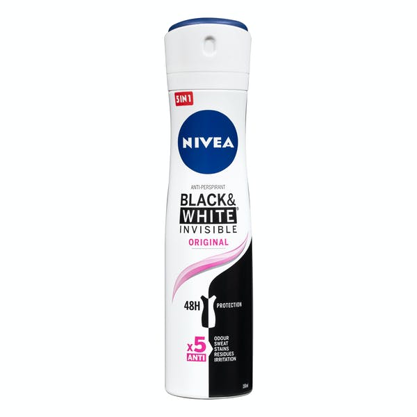 Desodorante invisible black & white Nivea Mercadona