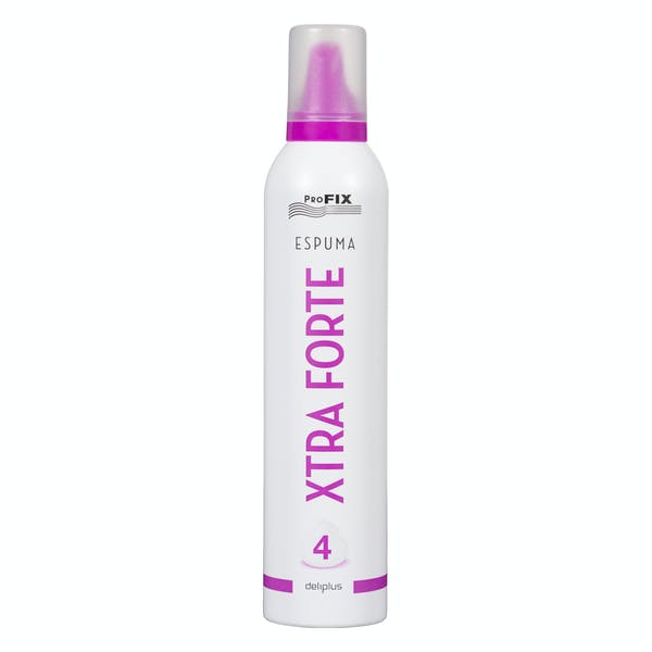 Espuma cabello Xtra Forte Deliplus fijación 4 Mercadona