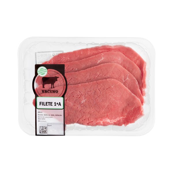 Filetes de vacuno 1ªA añojo Mercadona