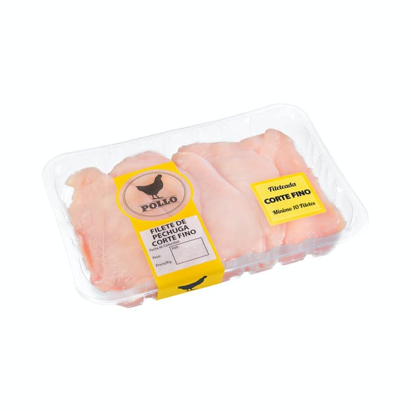 Filetes pechuga de pollo corte fino Mercadona