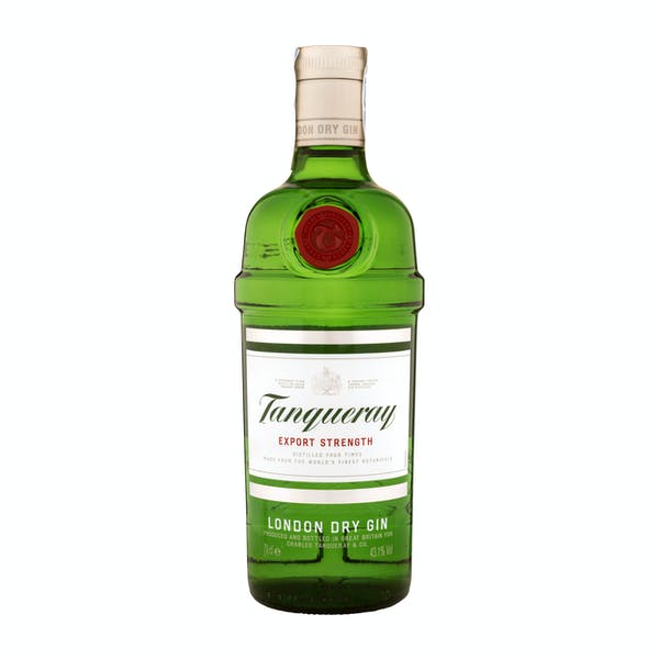 Ginebra London dry gin Tanqueray Mercadona