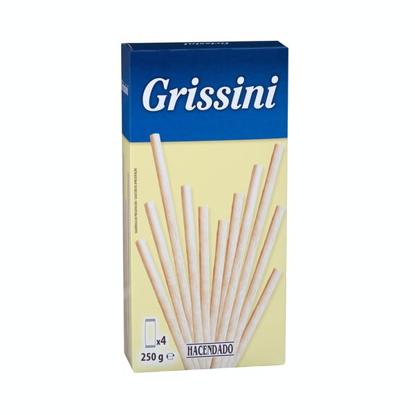 Grissini palitos de pan Hacendado Mercadona