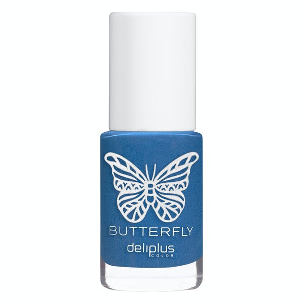 Laca de uñas Butterfly Deliplus 957 azul Mercadona