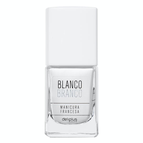 Laca de uñas manicura francesa Deliplus blanco punta 01 Mercadona