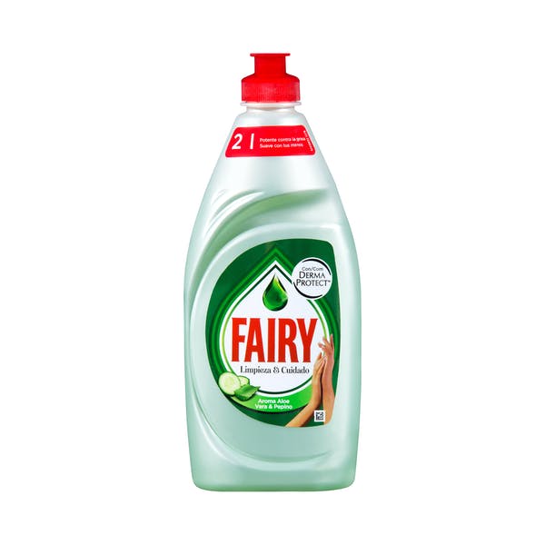 Lavavajillas aloe vera y pepino Fairy líquido Mercadona