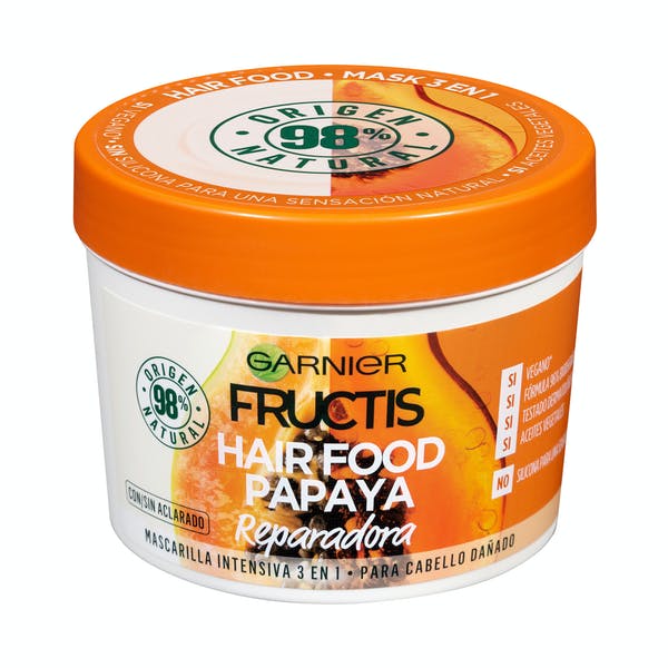 Mascarilla Hair Food Papaya Fructis cabello dañado Mercadona