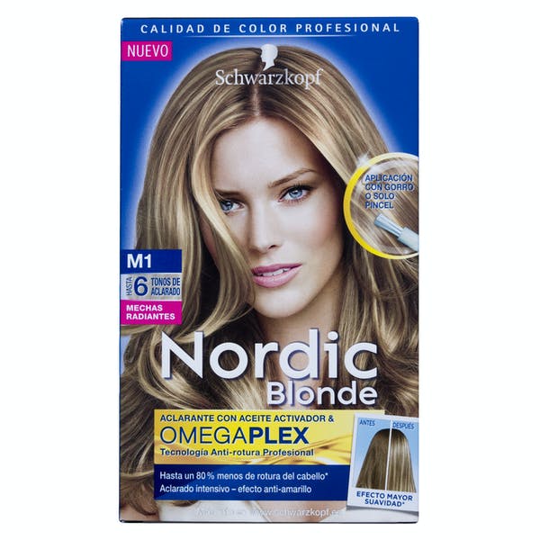 Mechas Nordic de rubio medio a castaño oscuro M1 Mercadona