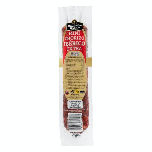 Mini chorizo ibérico extra La Hacienda del ibérico Mercadona