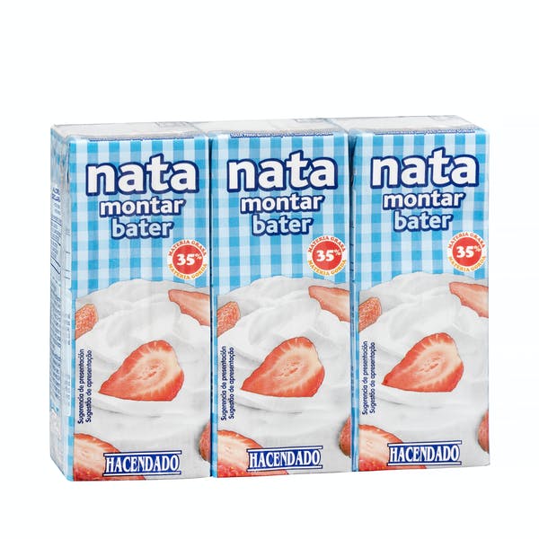 Nata para montar Hacendado Mercadona