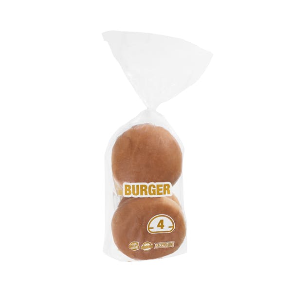Pan de hamburguesa Hacendado sin sésamo Mercadona