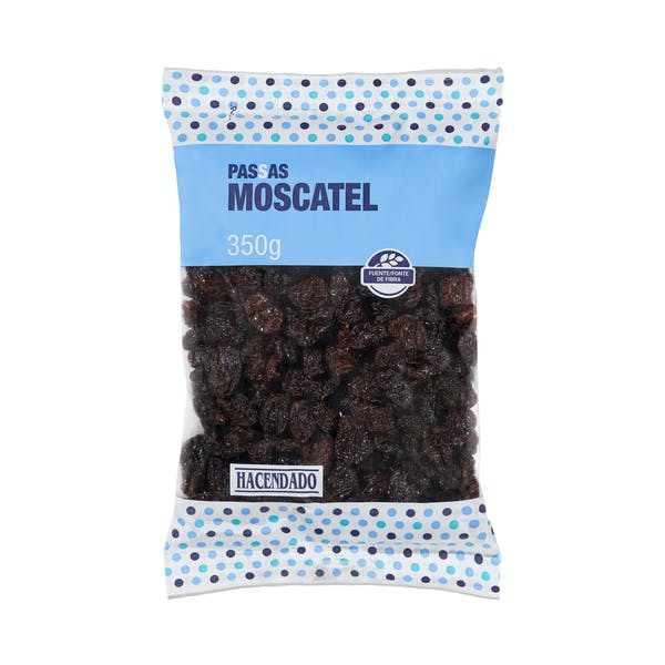 Pasas moscatel sin semillas Hacendado Mercadona