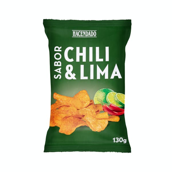 Patatas fritas sabor chili y lima Hacendado Mercadona
