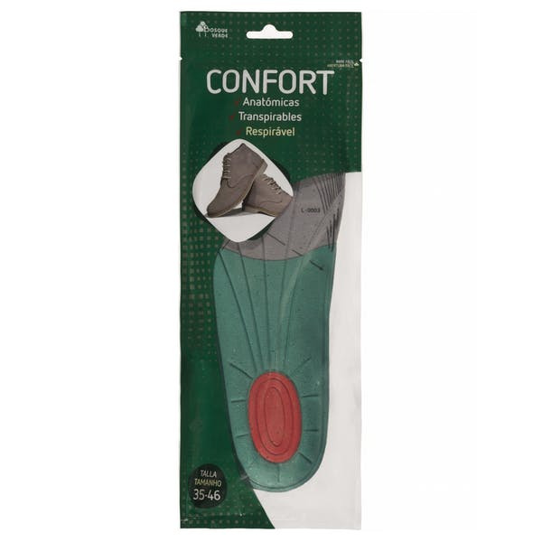 Plantillas confort talla 35-46 Bosque Verde Mercadona