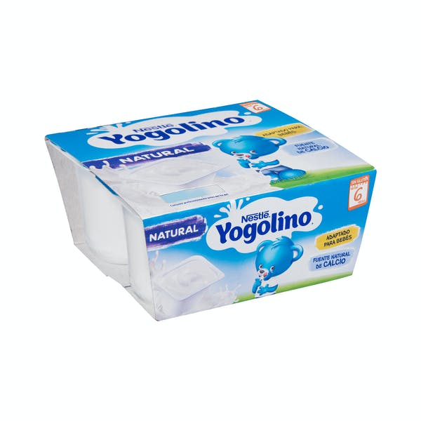 Postre lácteo infantil sabor natural Yogolino +6 meses Mercadona