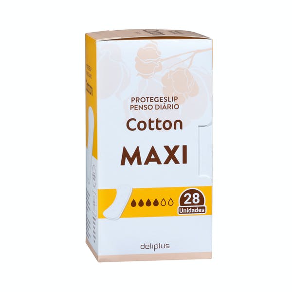 Protegeslip maxi Deliplus Cotton Mercadona