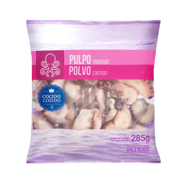 Pulpo cocido troceado Profand congelado Mercadona