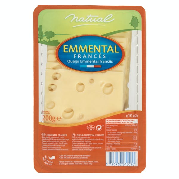 Queso Emmental Natual lonchas Mercadona