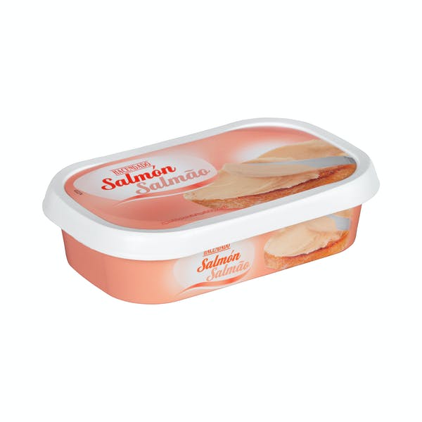 Queso untar blanco pasteurizado Hacendado con salmón Mercadona