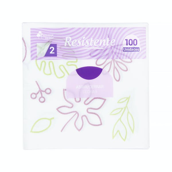 Servilleta papel decorada suavidad y absorción Bosque Verde Mercadona