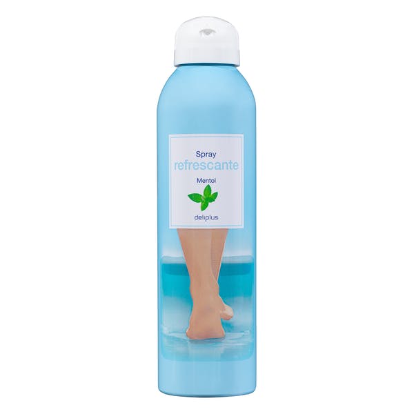 Spray refrescante mentol Deliplus para pies y piernas Mercadona