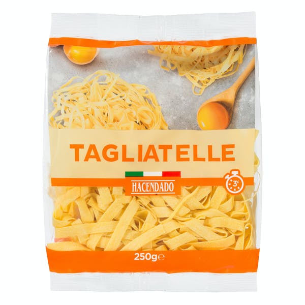Tagliatelle frescos al huevo Hacendado Mercadona