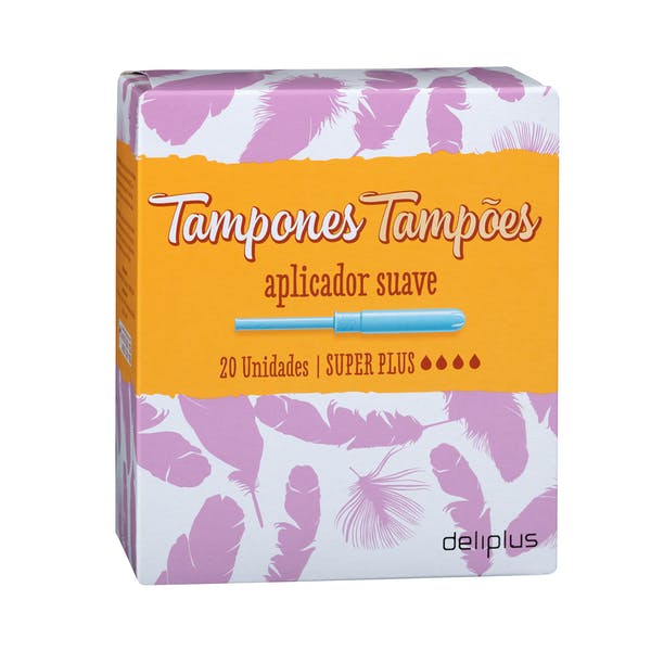 Tampones super plus Deliplus con aplicador suave Mercadona
