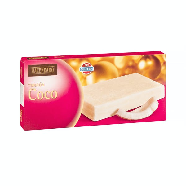 Turrón de coco Hacendado Mercadona