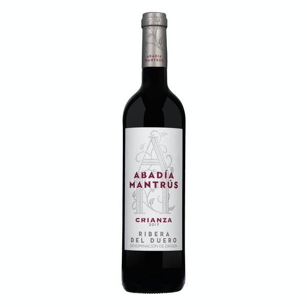 Vino tinto D.O Ribera del Duero Abadía Mantrús crianza Mercadona