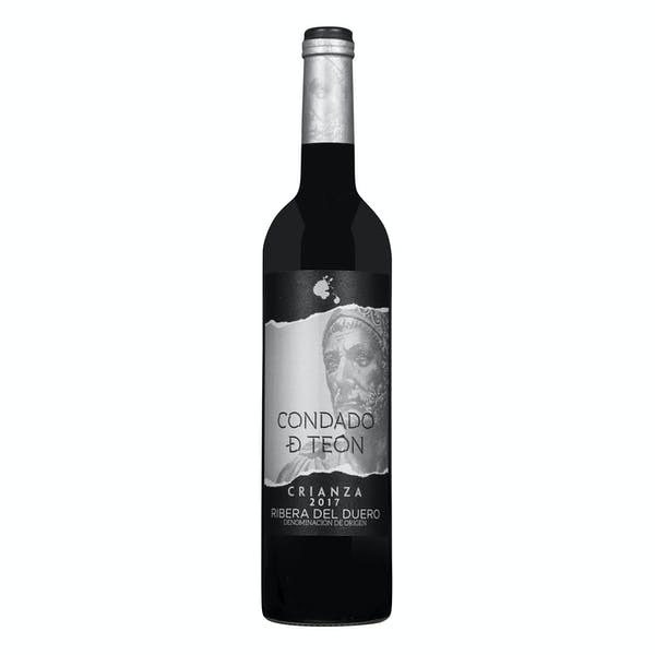 Vino tinto D.O Ribera del Duero Condado de Teón crianza Mercadona