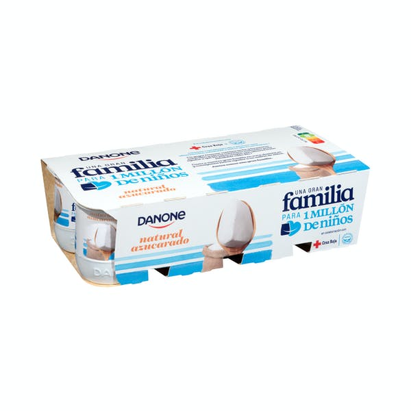Yogur natural azucarado Danone Mercadona