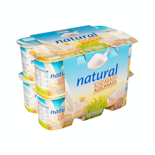 Yogur natural azucarado Hacendado Mercadona