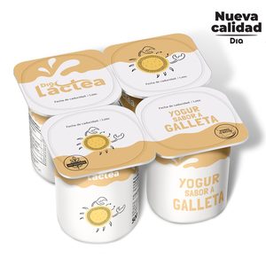 DIA LACTEA yogur sabor galleta pack 4 unidades 125 gr del Dia