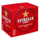 ESTRELLA DAMM cerveza rubia nacional pack 12 botellas 25 cl del Dia