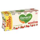 DANONE DANACOL yogur líquido fresa pack 12 unidades 100 g del Dia