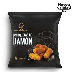 DIA AL PUNTO croquetas de jamón bolsa 500 gr del Dia